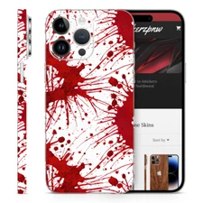 Phone Vinyl Skins Blood Splatter Decal
