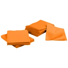 1000 Bright Orange Disposable Dental Bibs, Tattoo Tray Chair Bed Paper Covers