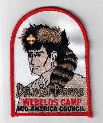 Daniel Boone Webelos Camp Mid-America Council RED Border [Q-809]