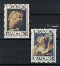 EUROPA 20ª  EMISSIONE. CARAVAGGIO E TIEPOLO. FRANCOBOLLI NUOVI ANNO 1975