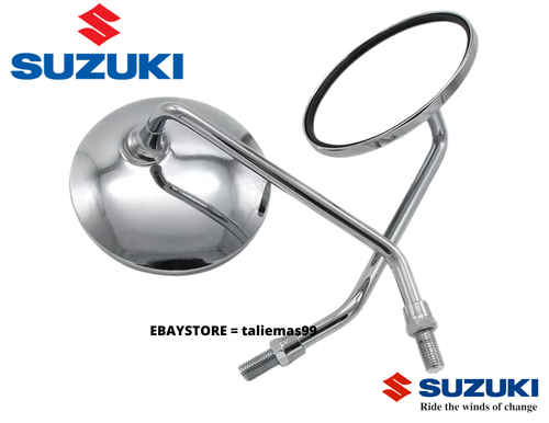Suzuki Mirror 10mm TS100 TC100 TS125 TC125 TS185 TC185 TS250 TS400 Aftermarket - Picture 4 of 5