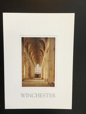  WINCHESTER CATHEDRAL; SCHIFF; KUNSTPOSTKARTE ungelaufen M