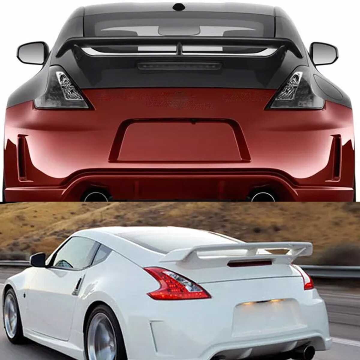 Fits 09-21 Nissan 370Z Z34 Fairlady Z N Style Rear Trunk Spoiler