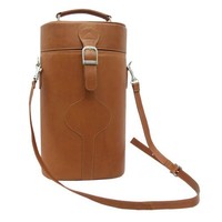 Piel Leather Double Deluxe Wine Carrier, Saddle, One Size, New, Free Shipping on sale Piel Leather Double Deluxe Wine Carrier, Saddle, One Size, New, Free Shipping on sale