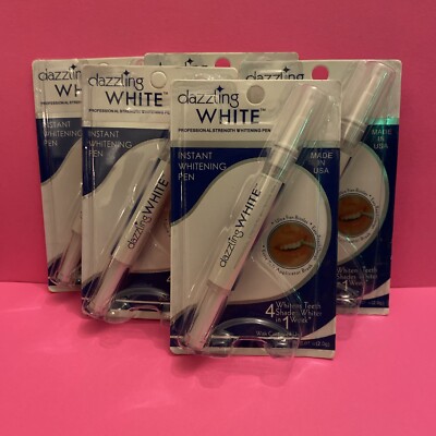 Dazzling white teeth whitening pens. Lot Of 5