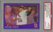 2013 Topps Chrome Michael Wacha Purple Refractor PSA 10 RC