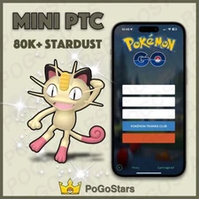 Pokémon PTC GO - Shiny Meowth Kanto - 80K Stardust✨Read Description✨