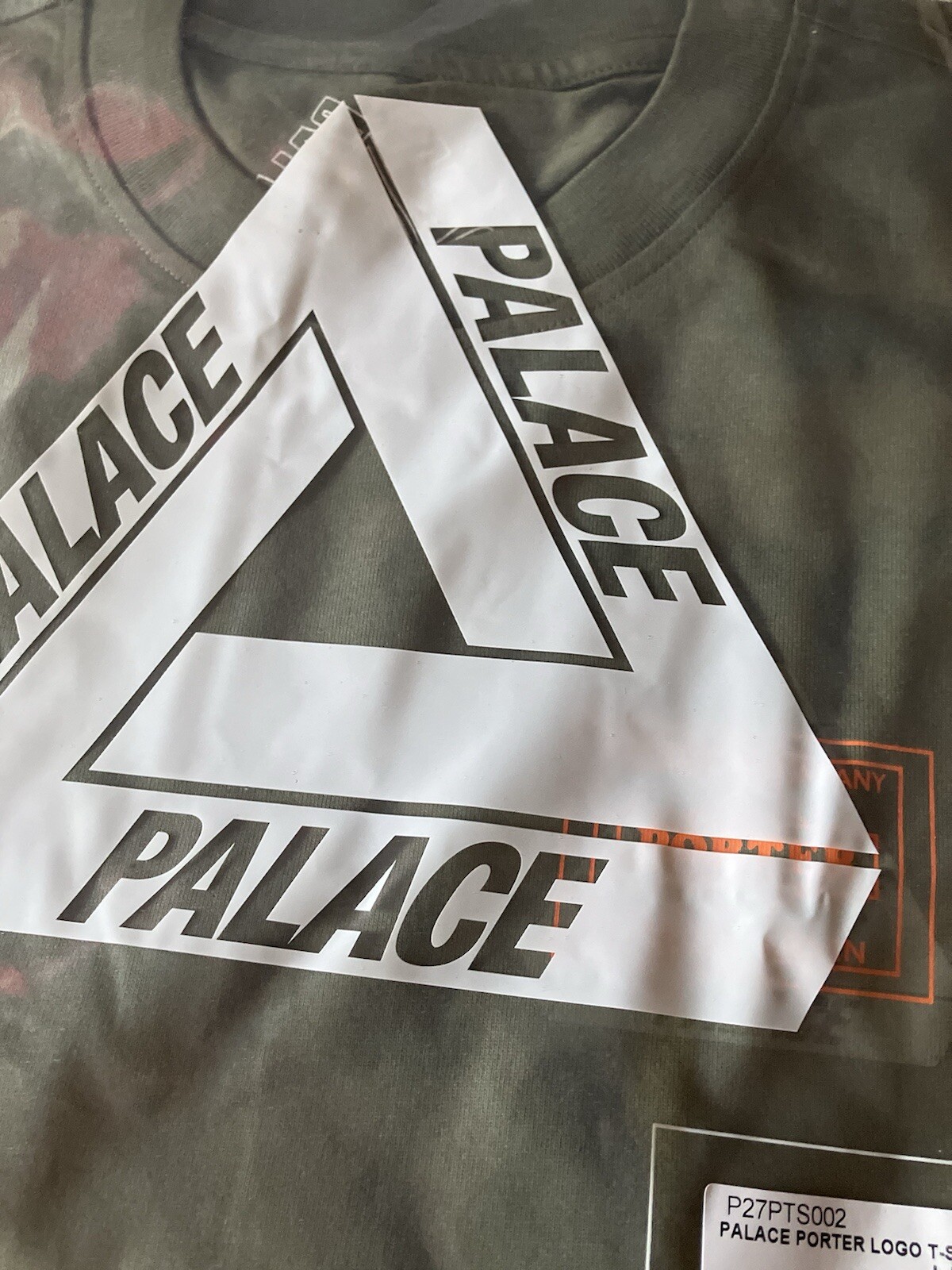 Palace Skateboards x Porter Olive Logo T-Shirt XXL Autumn 2024