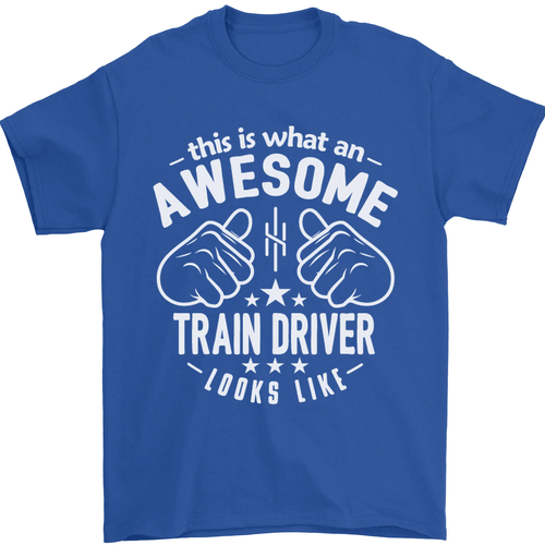 Un Stupenda Treno Autista Looks Like T-Shirt 100% Cotone - Picture 71 of 102