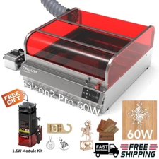 Creality Falcon2 Pro 60W Enclosed Laser Engraver 25000mm/min Speed w/1.6W Module