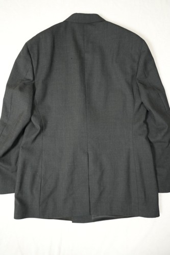 Brooks Brothers Double Breasted Men Suit 44L Wool Black Jacket Made In USA - Picture 3 of 15