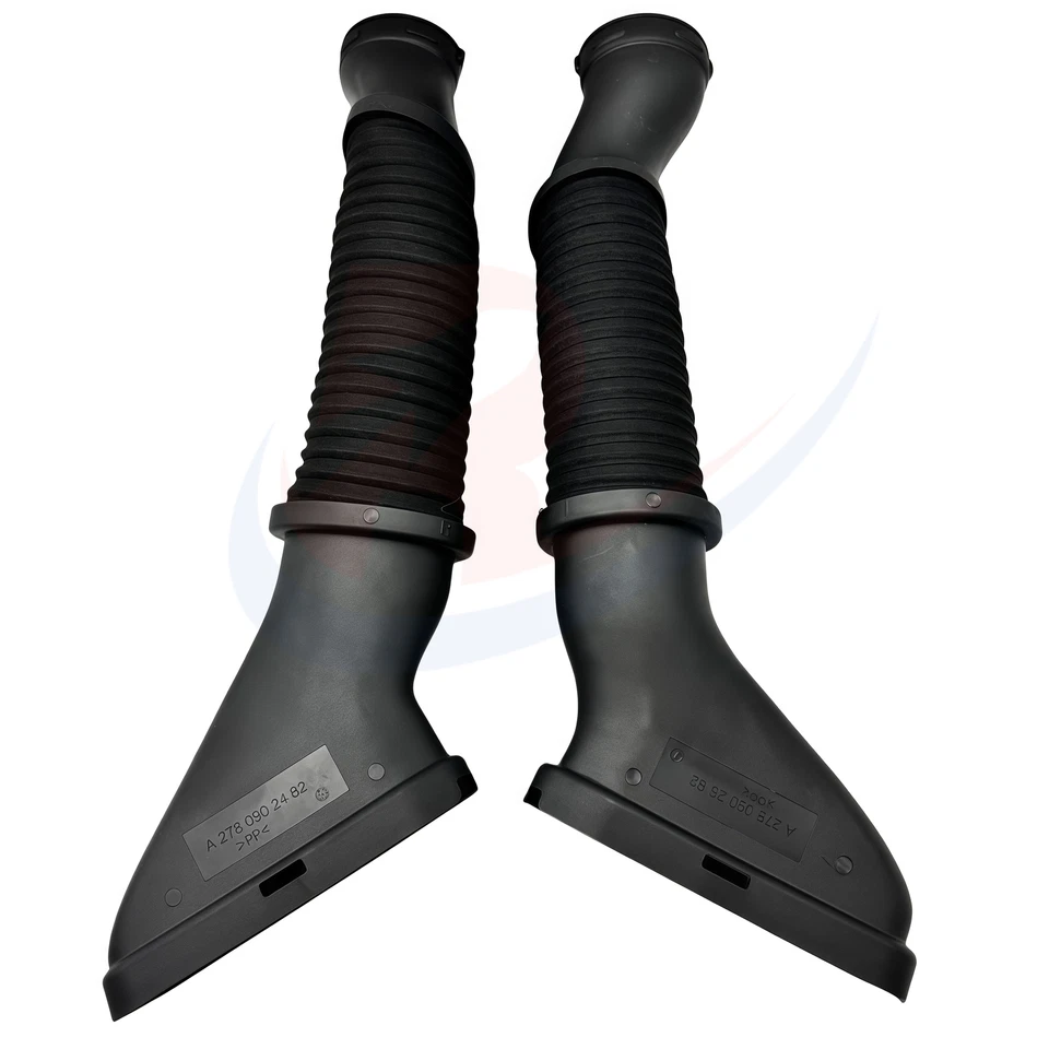 Left & Right Air Intake Inlet Duct Hose For 2013-2014 Mercedes Benz GL550 GL450 - Imagem 3 de 4