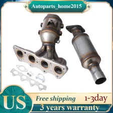 Both Manifold and Rear Catalytic Converter For 2012-2019 Kia Soul 1.6L EPA OBDII
