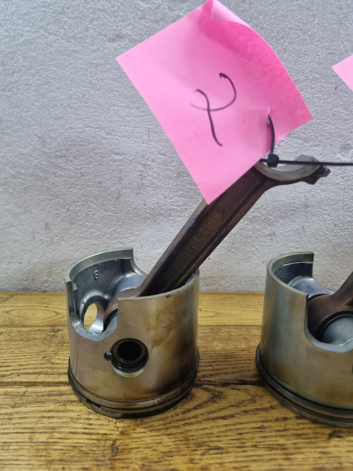 4pcs Mariner 150 HP 2 Stroke V6 Piston And Connecting Rod 6368118