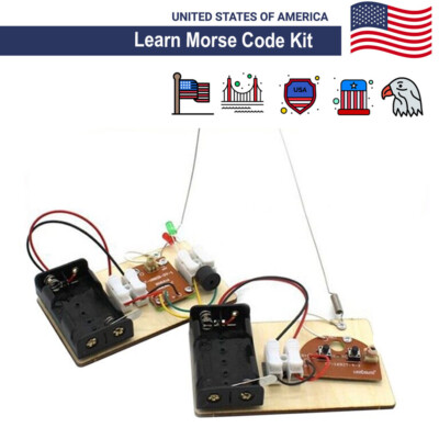 Learn Morse Code Kits,a Telegraph MachineElectric Circuit Experiment(No Battery)