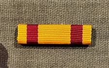 US NAVY US MARINES SPANISH CAMPAIGN MEDAL RIBBON BAR, FIRST PATTERN 1898