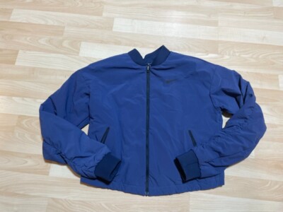 MSRP $185 Womens Nike AeroLayer Training Jacket Navy Blue