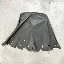 SU-C-EZ-DGG: 1/12 dark grey battle damaged wired cape for 6" action figure