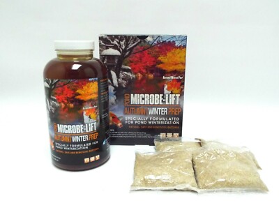 Microbe-Lift Fall Autumn Winter Prep-bacteria & enzymes for Koi Fish Water Ponds