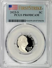 2023 - S Jefferson Nickel - PCGS PR69DCAM - First Strike