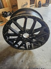 Blemished Single 18x8 Matte Black Wheel Touren Curbed From 2014 Camaro