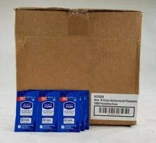 Nice N Clean Hand Wipes Individually Packaged 5 x 7 Inch LOT OF 1000