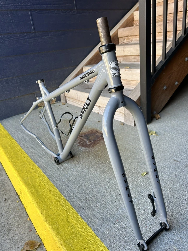 Surly Karate Monkey 2013 Battleship Gray First Generation 29 Small FRAMESET - Image 4 of 4
