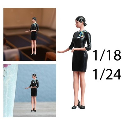 Handbemalte Miniatur-Mädchenfigur, Begleiterin, Modell für DIY-Szenen