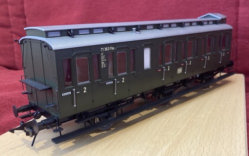 Spur 0 Lenz 41162-01 Preuß. Abteilwagen, Deutsche Bundesbahn, Epoche 3 | Zustand: Gebraucht