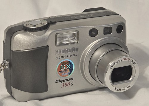 Camera /Samsung Digital Camera Digimax 350S 3.2MP Silver Tested - Picture 4 of 6