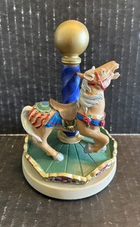 BROWN BAG COOKIE STAMP 1997 CAROUSEL #6 TAN HORSE EX COND.