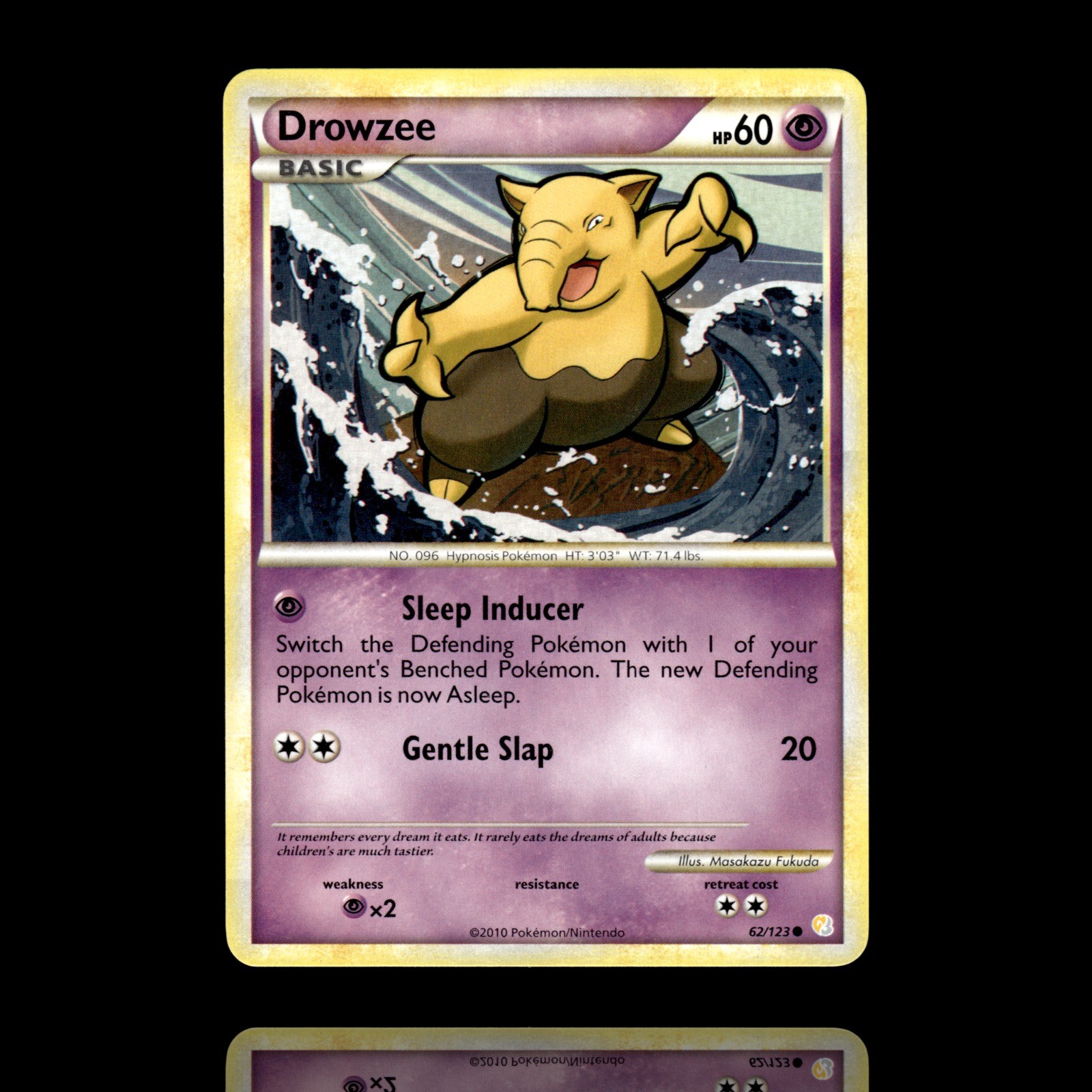 ▸ Drowzee | HeartGold SoulSilver | Common | 62/123 | NM
