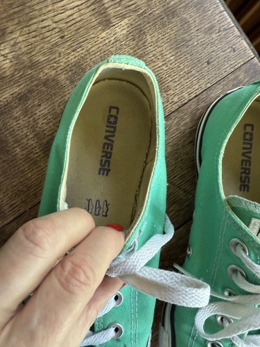 Converse All Star Low Chucks Kicks Turquoise M 8 W 10 - Picture 3 of 8