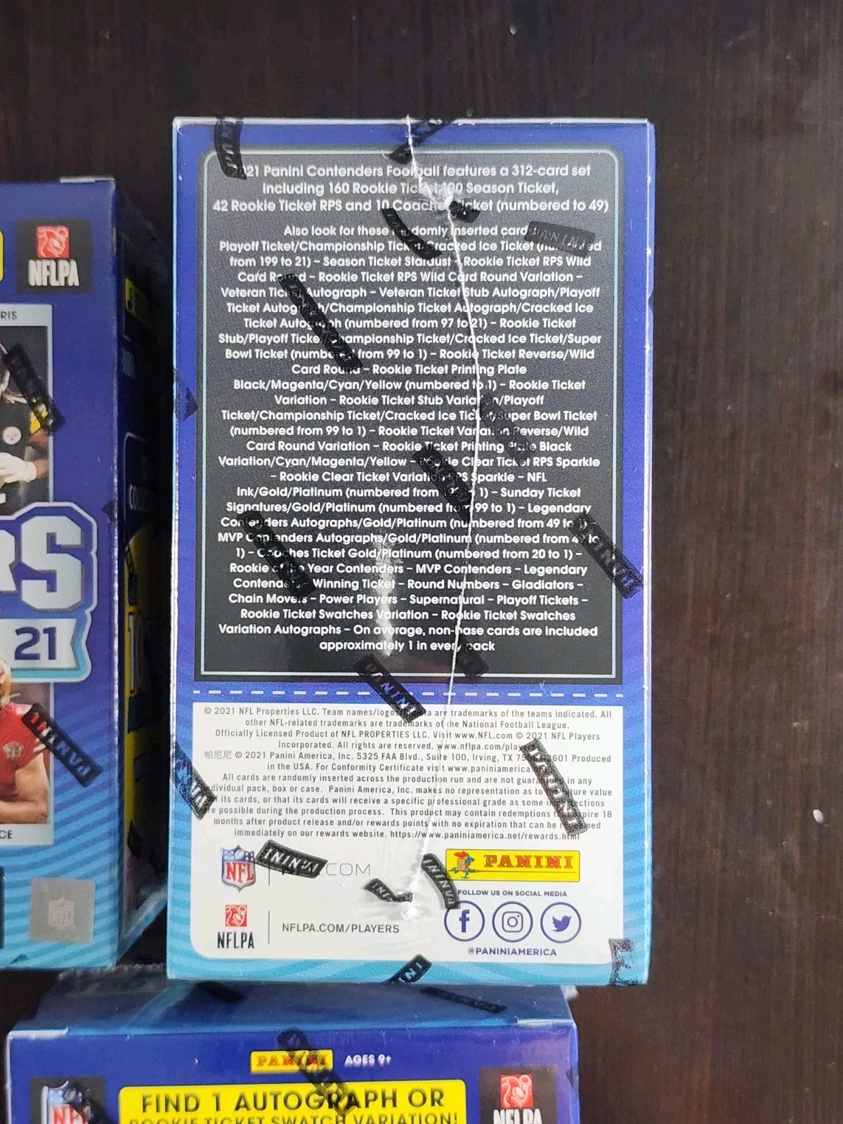 (3) Box Lot 2021 Panini Contenders Football Blaster Rare Auto Sealed Packs Hot view 5