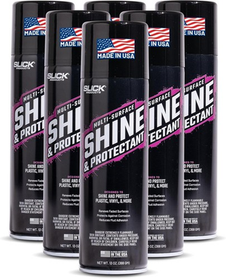 #ad Slick Products Shine amp; Protectant Long Lasting Clear Coat Spray 6 Pack $63.99