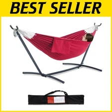 Brazilian Style Double Hammock Stand Set