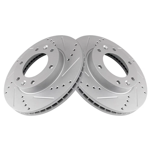 New Front Brake Rotors Set For 2007-2008 Hyundai Entourage 2006-2014 Kia Sedona - Picture 2 of 6