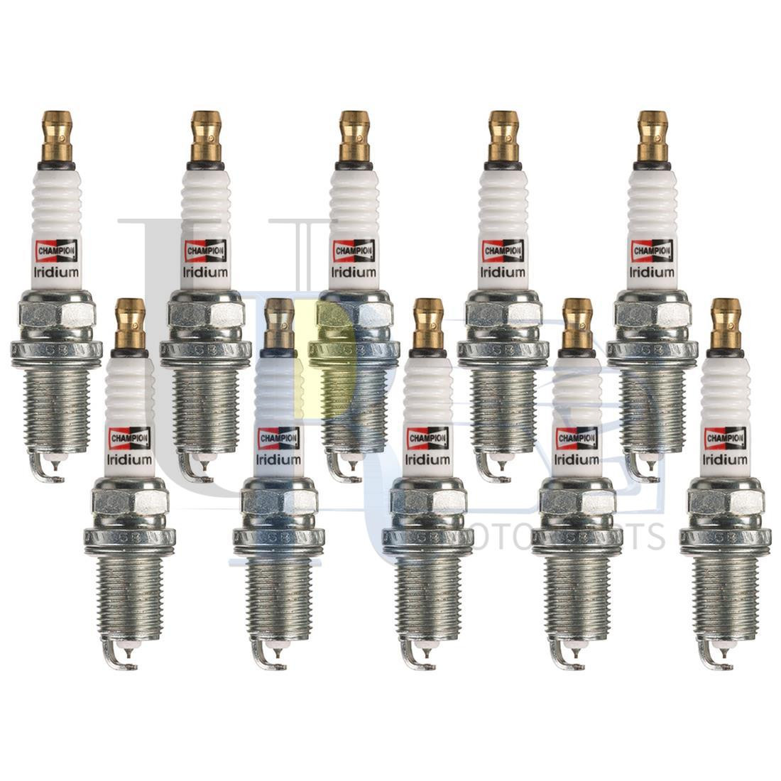 10x Spark Plug Champion Spark Plug Fits Lamborghini Gallardo 2004-2007 2008 2009