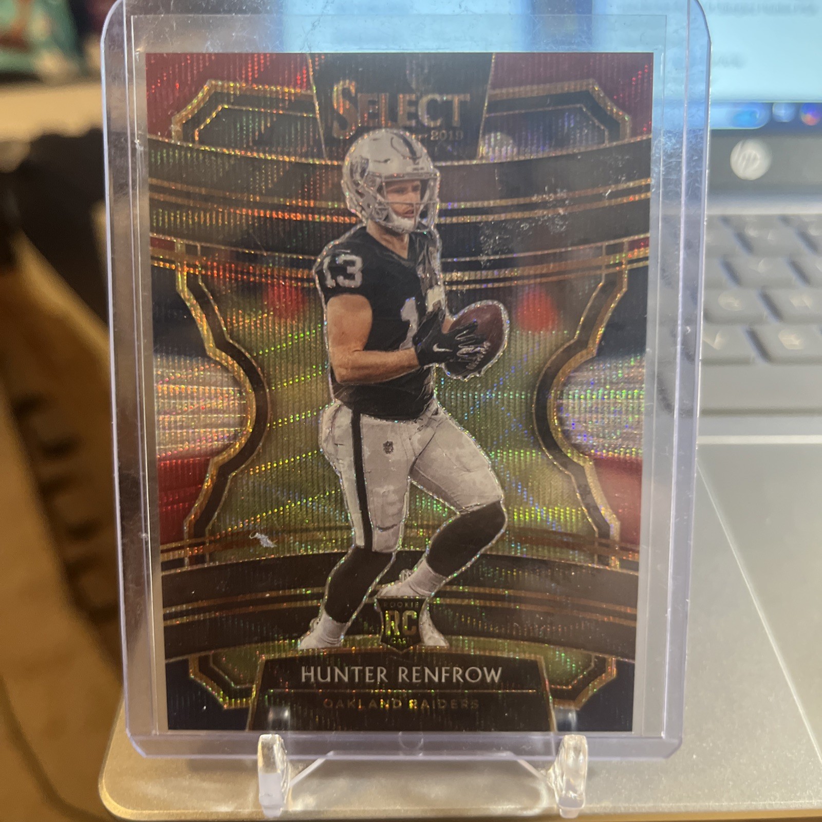 Hunter Renfrow Panini Select #33 Tri-Color