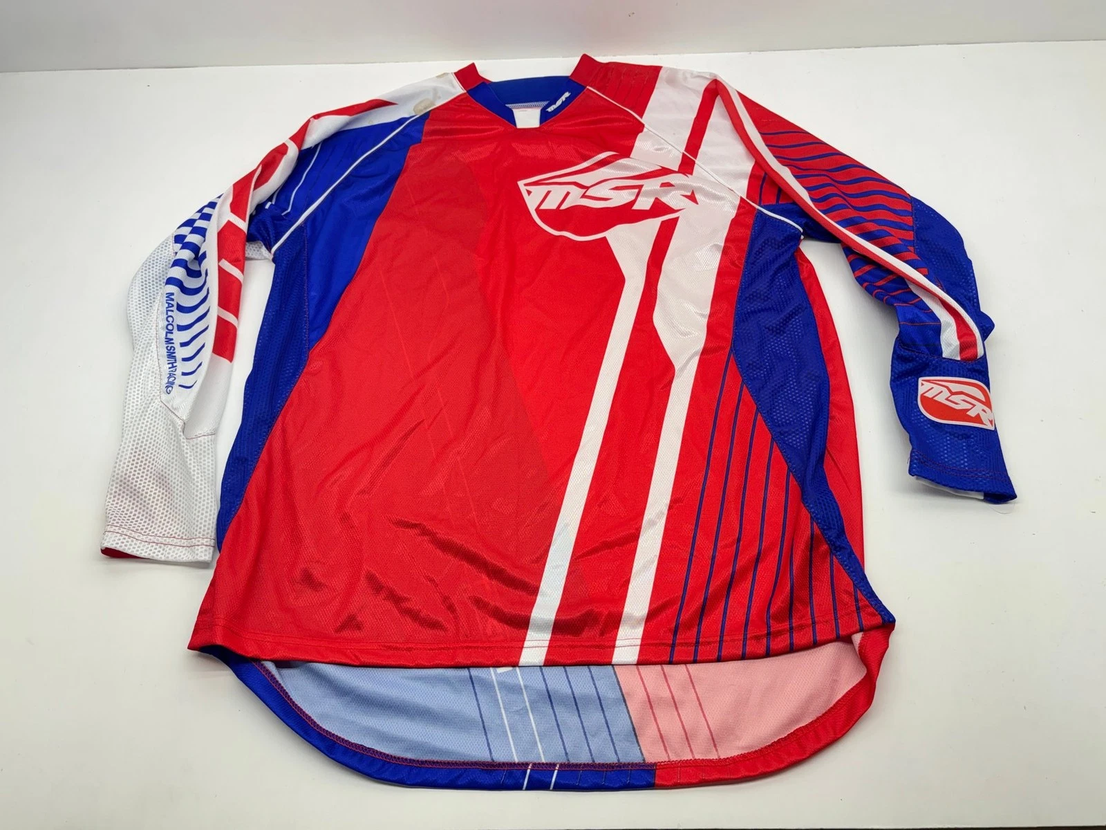 MSR Men's Jersey X Large Red White Blue XL Riding Shirt Apparel Gear Motocross