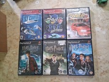 Sony PS2 Game Lot Of 6 Sly Cooper, Harry Potter, Tokyo Xtreme Racer 3 Tested