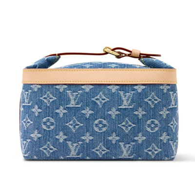NEW Louis Vuitton Monogram Cruiser Toiletry Hand Bag Blue M27945