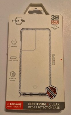 NEW Itskins Spectrum Clear Case for Samsung Galaxy S21 Ultra 5G