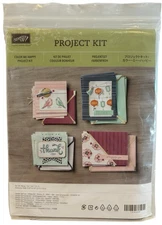 New Stampin Up Color Me Happy Handmade Greeting Cards Project Kit - RETIRED 