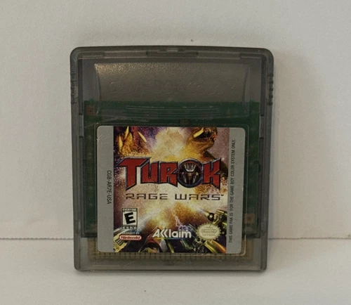 Turok Rage Wars Nintendo Game Boy Color -  Authentic Tested & Working Clean