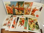 Vintage 10" x7" Coca Cola Christmas Santa Magazine Print Ads 1933-63, 21 Pc. Lot