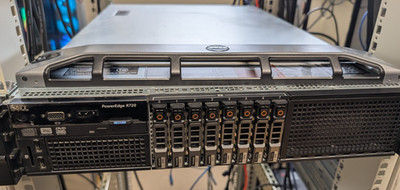 Dell PowerEdge R720 2xXeon E5-2695 2.40GHz 384Gb Ram QTY6 5.2Tb Total HDD, 2xPSU