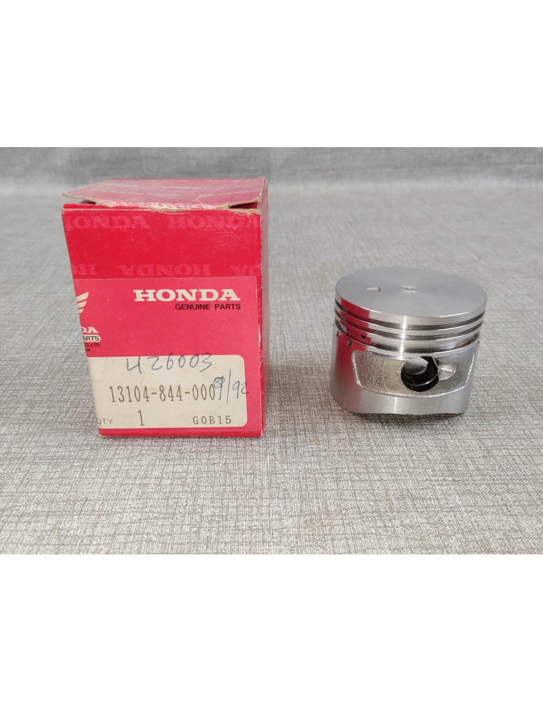 Piston de rechange +0.75 mm compatible Honda 13104-844-000 pour motoculteurs