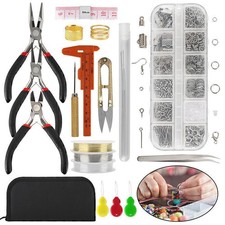 1Set Wire Jewelry Making Starter Kit Jewelry Findings Repair Tool Craft Supplies