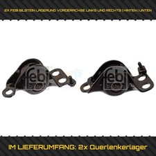 2X FEBI BILSTEIN LAGERUNG, LENKER VORDERACHSE LINKS + RECHTS HINTEN UNTEN